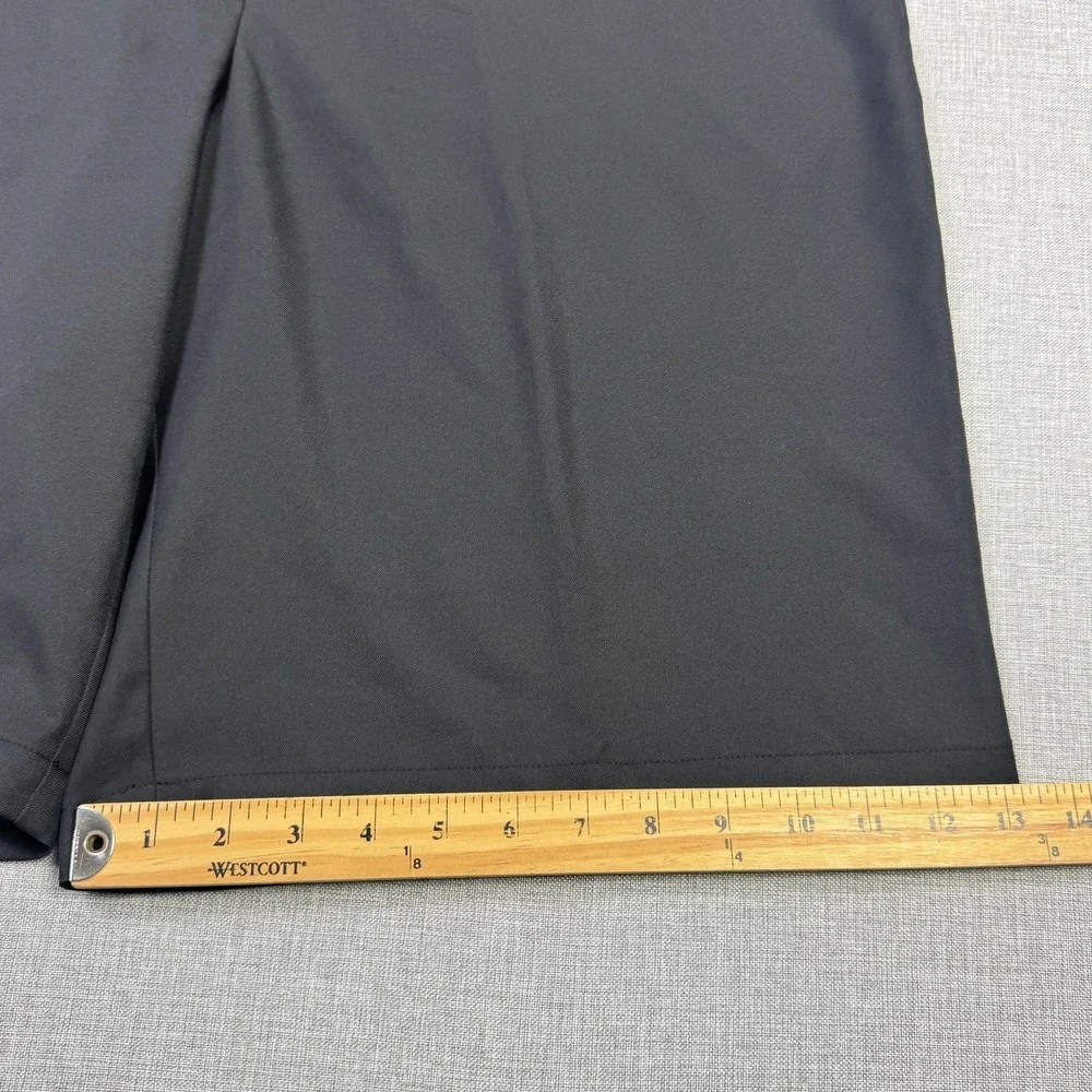 Peter Millar Surge Golf Chino Shorts Mens‎ 42L Long Black Performance 12